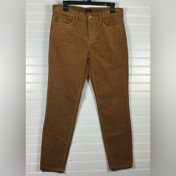 J Crew NWT Light Brown/Mustard Straight Corduroy Pants Women's Sz 29 - Picture 9 of 10